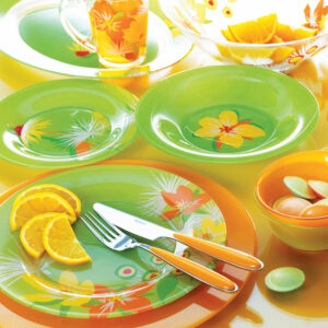 Столовий сервіз Luminarc Pop Flowers Green c9034