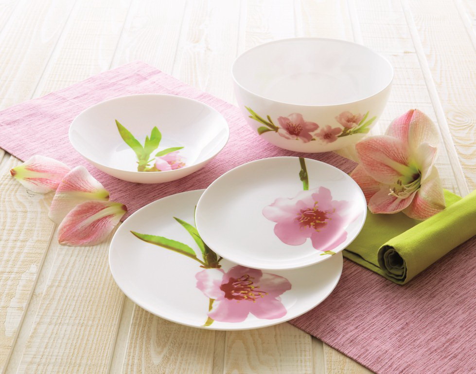 Сервіз столовий 19 предметів Luminarc Water Color E4905 - Зображення 2
