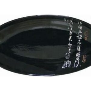 Блюдо овальное 38*20см черное Mitsui 24-21-102