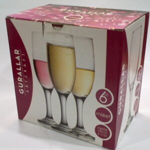 Set glasses for champagne 190 ml MISKET 6 PC ArtCraft 31-146-031