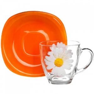 Tea service on 12 items Carine Paquerette Melon Luminarc G5919