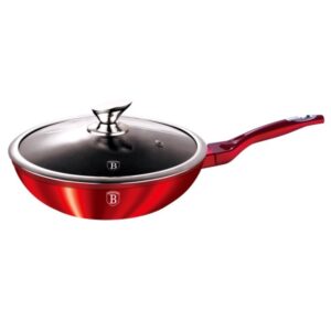 Пательня-вок Berlinger Haus Burgundy Metallic Line 30 см BH-1266