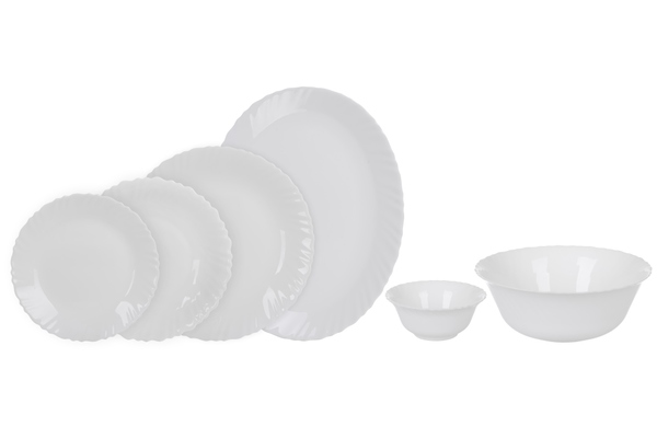 Столовий сервіз Arcopal White 26 предметів N2062