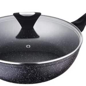 Пательня-вок з кришкою 28X8см Bergner BG-8416-MBB