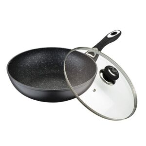 Пательня-вок з кришкою 28X8.0см Wellberg WB-2996
