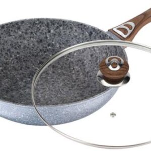Пательня-вок з кришкою 28X8.0см Wellberg WB-3390