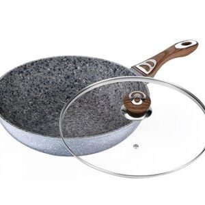 Пательня-вок з кришкою 30X9.0см Wellberg WB-3391