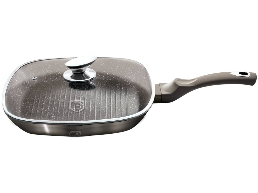 Пательня-гриль Berlinger Haus Carbon Metallic Line 28х28 см BH-1614N