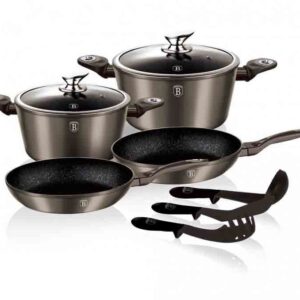 Набор посуды Berlinger Haus Carbon Metallic Line 9 предметов BH-1227N