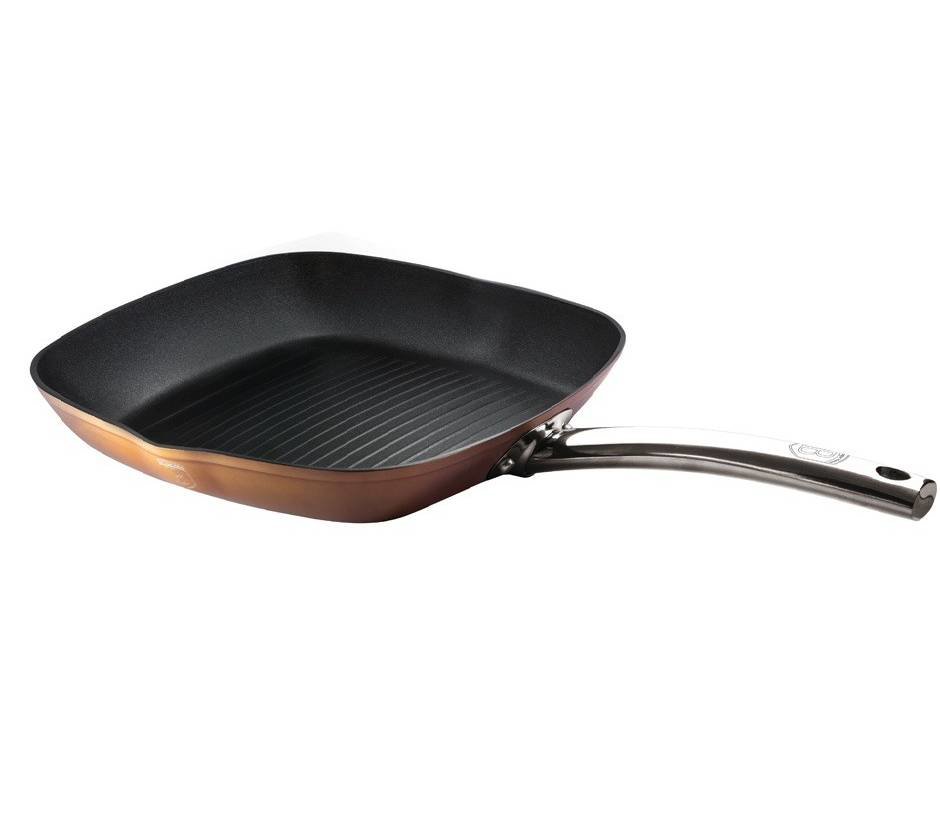 Пательня-гриль Berlinger Haus Bronze Titan 28x28 см BH-1693
