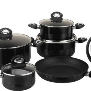Набор кастрюль Royalty Line RL-FM10L Black 10 предметов