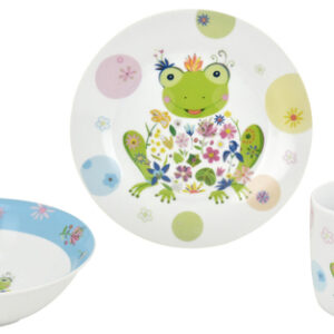Set crockery Children. Limited Edition MULTI FROG /НАБОР/ 3 etc. box C504
