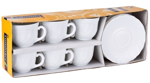 Coffee service of 12 items (cups 160 ml) Luminarc Trianon 51946
