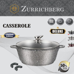 Кастрюля с мраморным покрытием Zurrichberg ZBP-7096 Gray