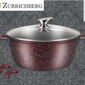 Кастрюля с мраморным покрытием Zurrichberg ZBP-7097 Burgundy