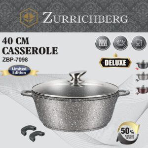 Кастрюля с мраморным покрытием Zurrichberg ZBP-7098 Gray