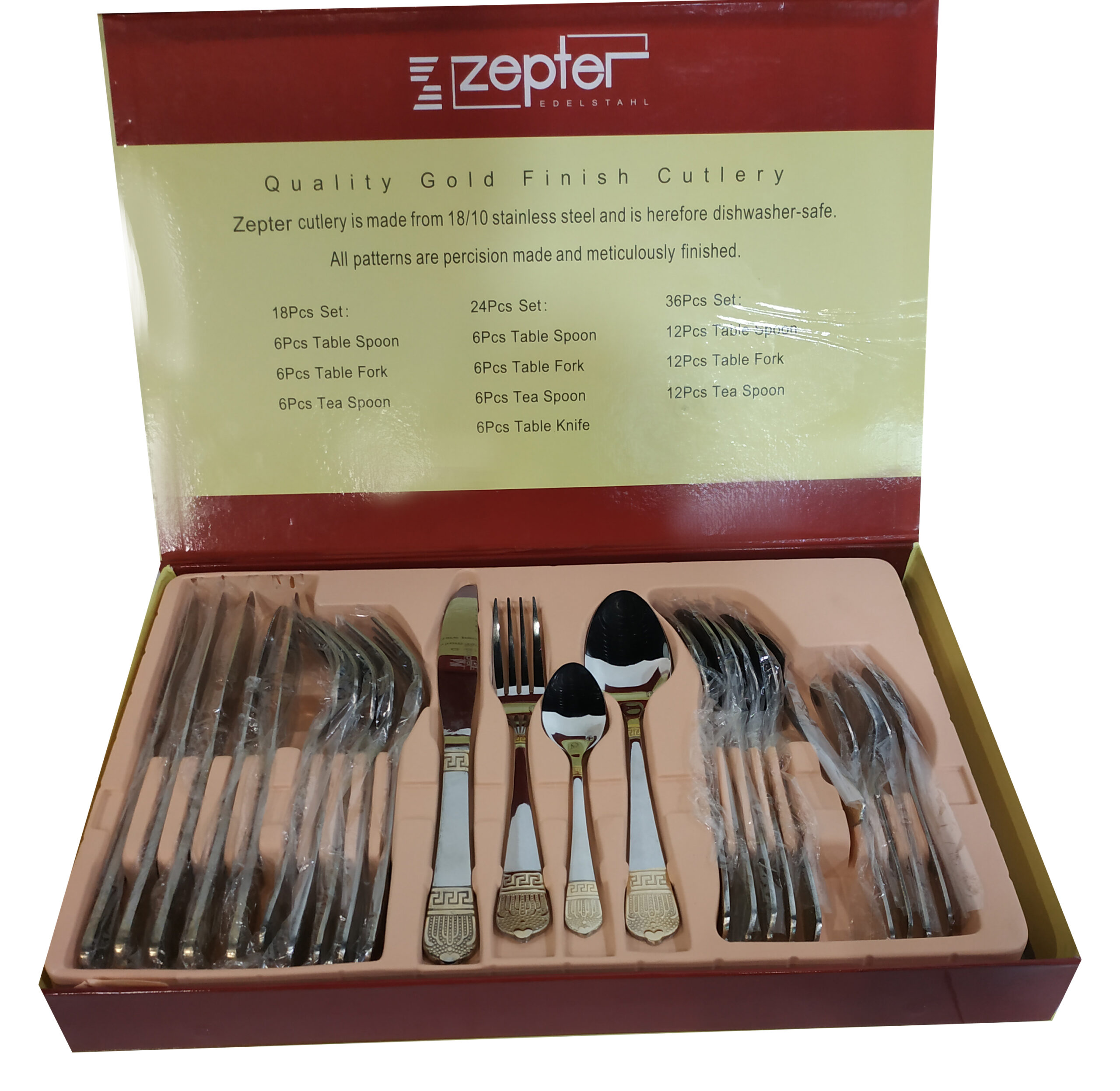 Набор столовых приборов 24 пр Zepter ZP-2424