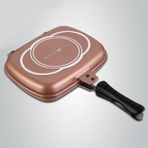 Сковорода-гриль двусторонняя Royalty Line RL-DF28M Copper