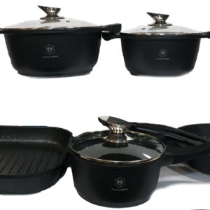 Набор посуды Zurrichberg Deluxe 10 предметов ZBP-7099 Black