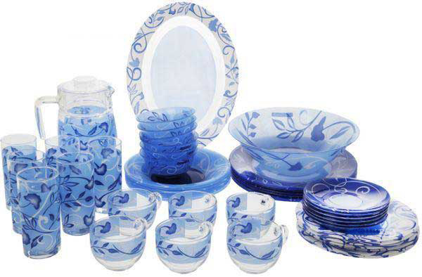 Service LUMINARC PLENITUDE BLUE /46 etc. (N4871)