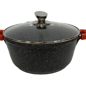 Кастрюля 4,5 л с мраморным покрытием Zurrichberg ZBP-7094 Black