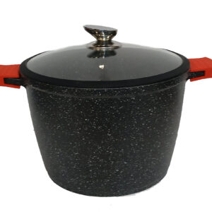 Алюминиевая кастрюля с мраморным покрытием Zurrichberg ZBP-7105 Black