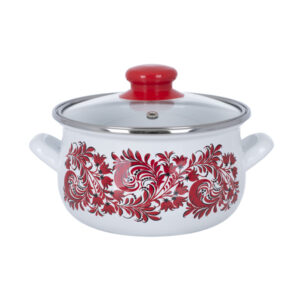 Кастрюля Infinity Red flowers 1.8 л (6415012)