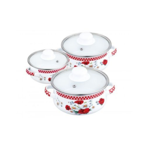Set enamelled pots 6 items Reisz RZ 412 B