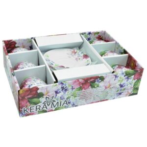 Набор чайный Шиповник 12 предметов 24-198-068 тм Keramia