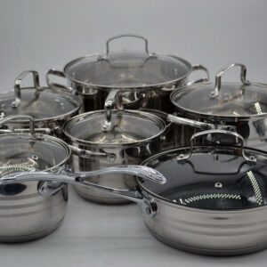 Set crockery of stainless become 12 items Benson BN-204