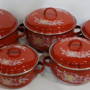 Set enamelled pots 10 items Benson BN-121