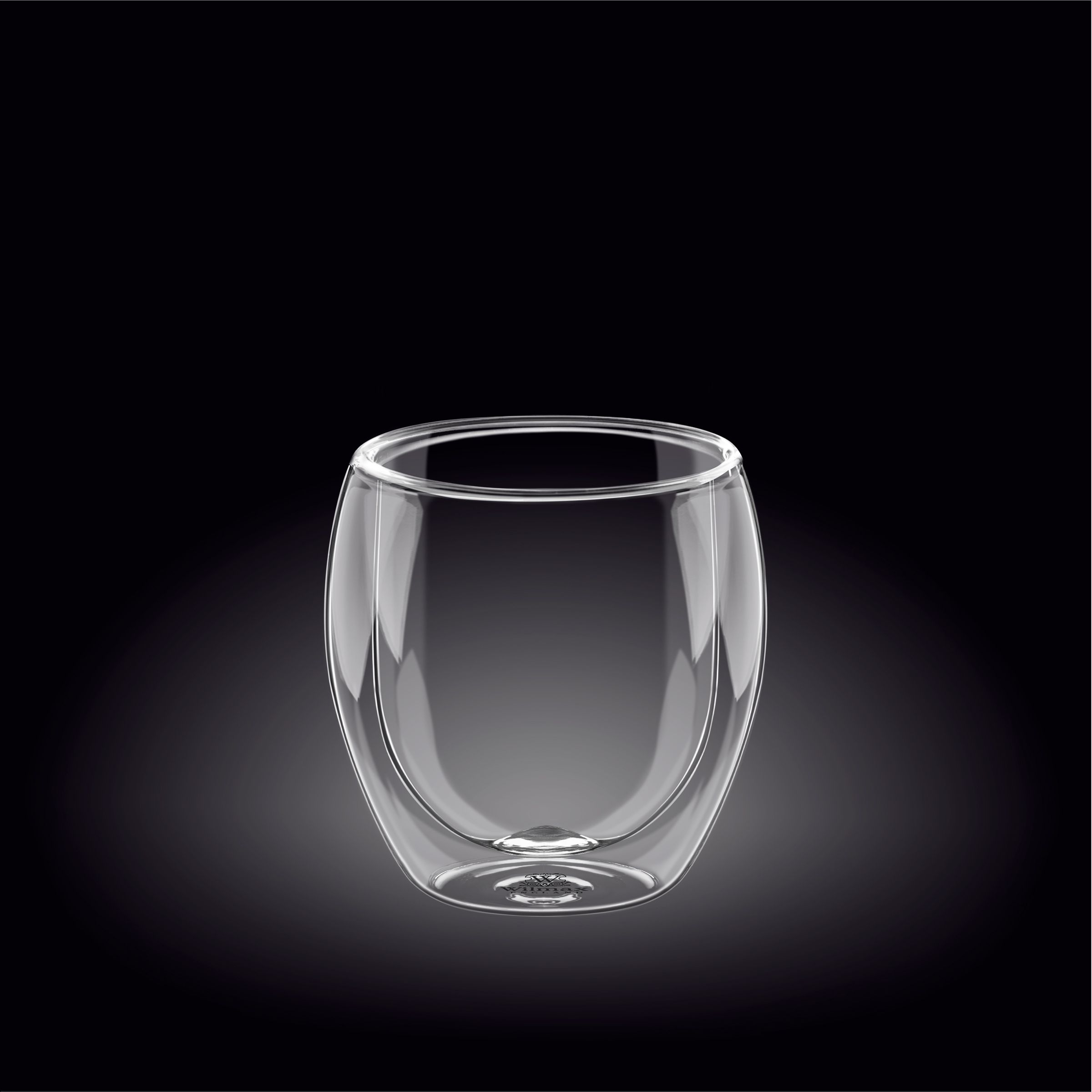Glass Wilmax Thermo from double bottom 400 ml WL-888763 / A