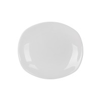 Plate LED WHITE SQUARE /25 dinner. (6380881)