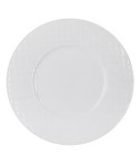 Plate LED WHITE LATTICE /27 cm dinner (CG-0853)