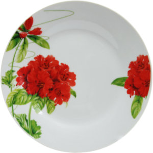 Тарелка обеденная Milika Geranium круглая 23 см M0680-F23-8807