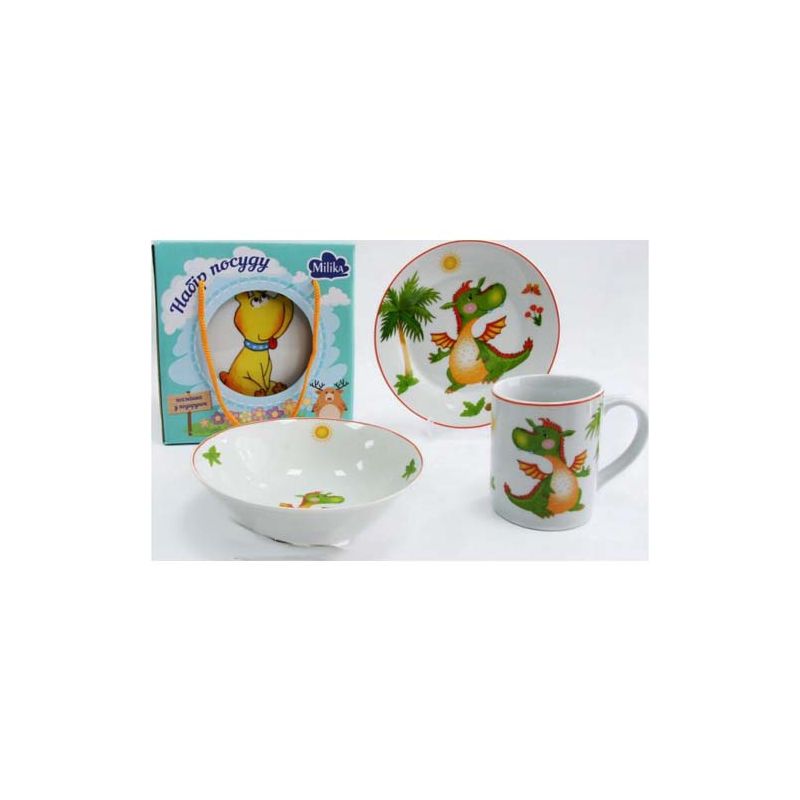 Baby set dining room crockery 3 of the subject Milika Baby Dragon M0690-2