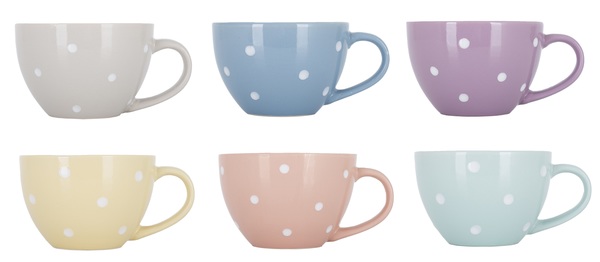 Чашка LIMITED EDITION DOTS PASTEL 450 мл MIX (181066)