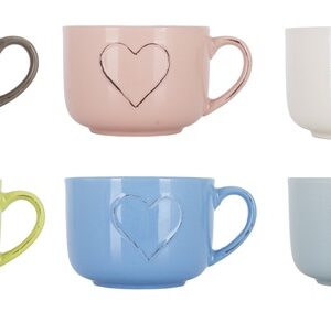A cup LIMITED EDITION HEART JUMBO 650 ml МIX 181136