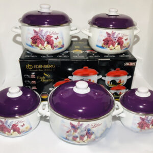Set enamelled pots from lids Edenberg EB-1872N 10 items