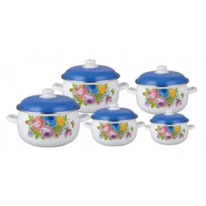 Set enamelled pots 10 items Edenberg EB-1879