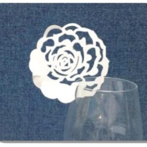 Decoration for glasses Rosette (20 PC) Empire 0393