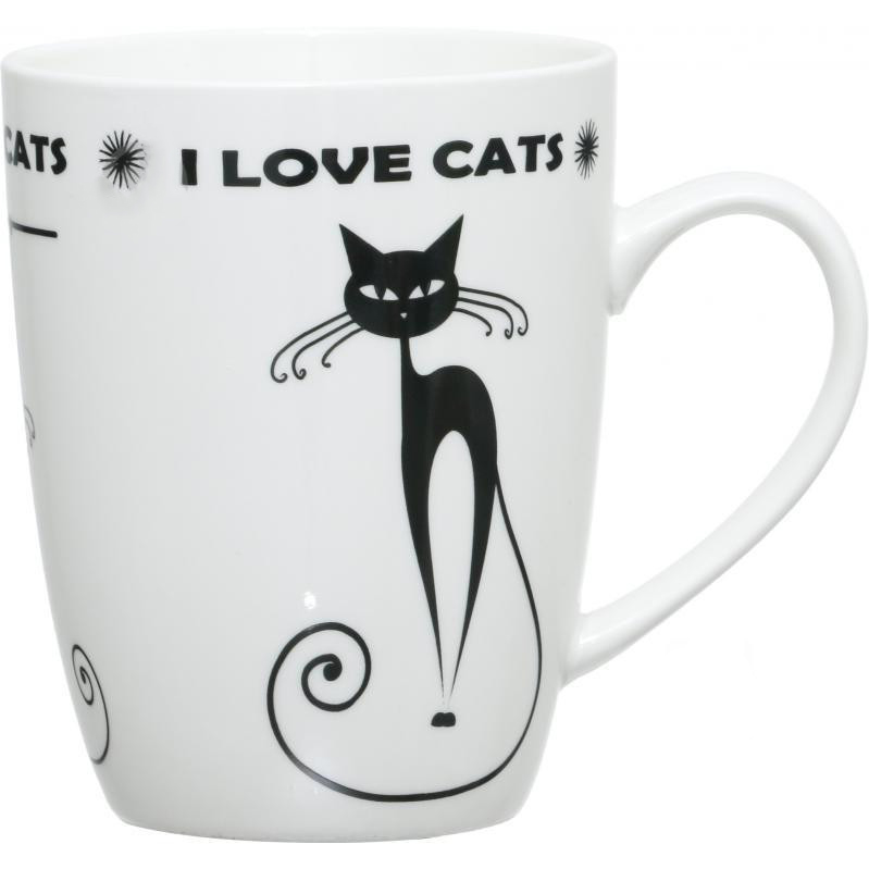 Кружка 320 мл Astera I Love Black Cats A0520-0411B