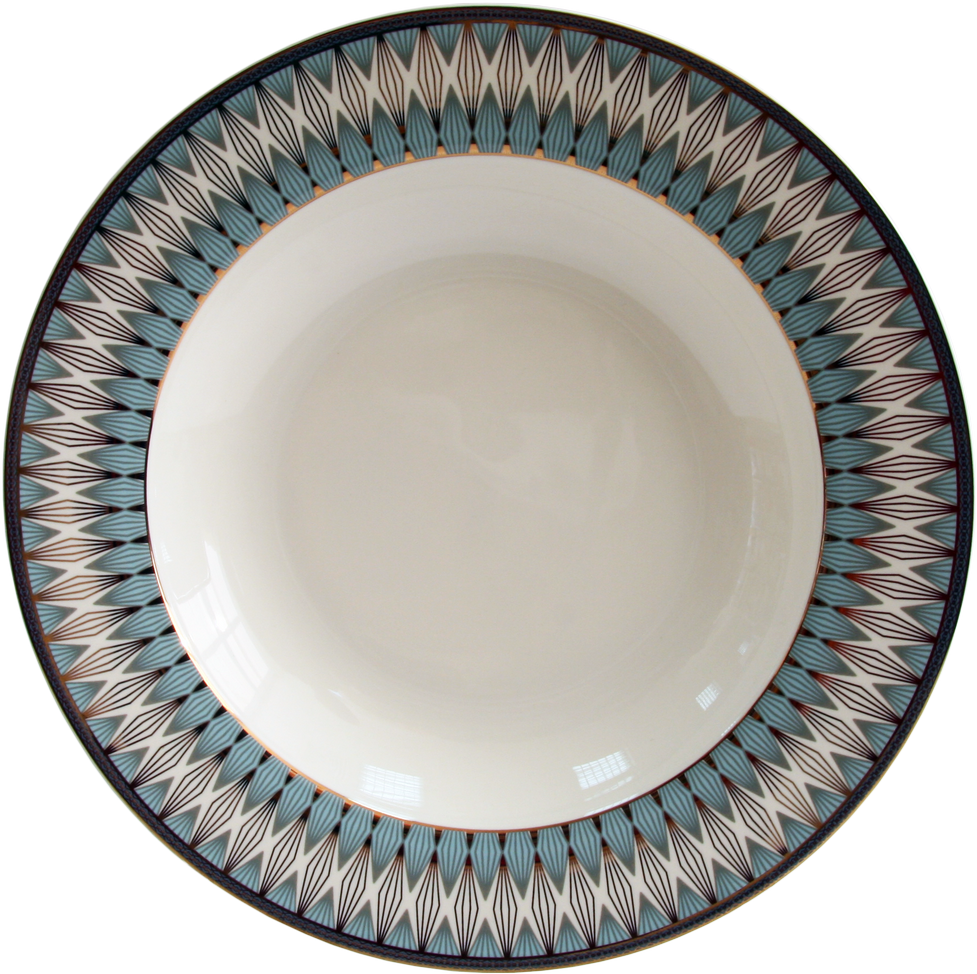 Тарелка глубокая Astera Callisto Jacquard 23 см A0560-TH5826D