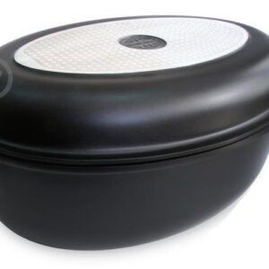 Гусятница с кришкой-сковородой 8,6 л Black Pro New 55874 Lessner