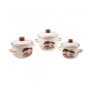 Set pots Mushrooms Idilia I928бгриб