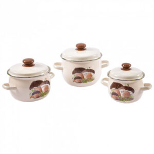 Set pots Mushrooms Idilia I928грибы