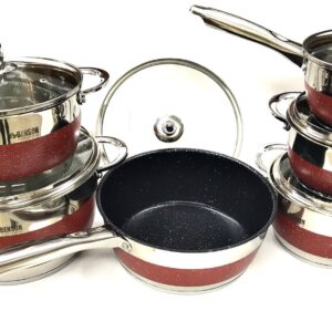 Set crockery of stainless become 12 items Benson BN-294