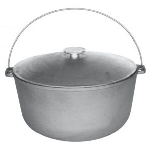 Cast-iron cauldron tourist from cover and bow 12 l Биол 0712