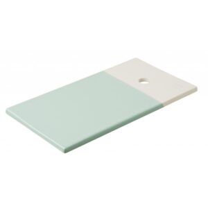 Прямоугольное блюдце для закусок Color Lab бирюзовое 24,5 х 13 х 0,8 см Revol 648893