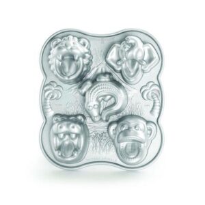 Форма для кексов Nordic Ware 85224 Hungry Animals Cake And Ice Cream Pan 27,9х24,7х5 см